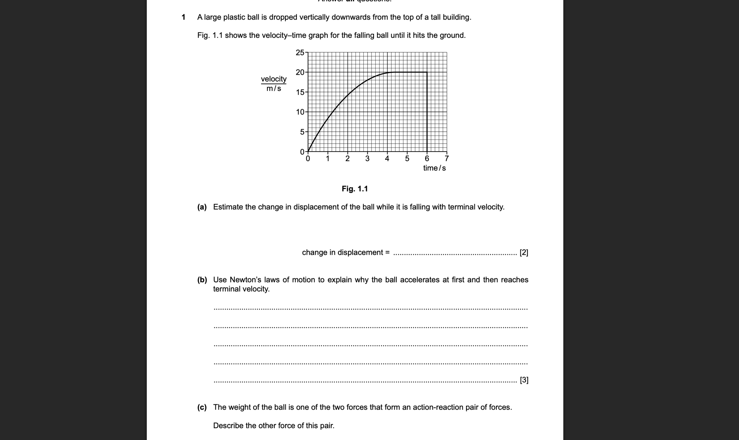 O Level Specimen Paper 2024